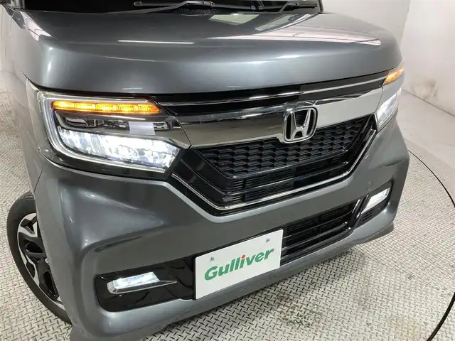 ホンダ Ｎ ＢＯＸ カスタム G L ターボ ホンダセンシング 大阪府 2018(平30)年 3.9万km シャイニンググレーM 社外ナビ(フルセグ/DVD再生/Bluetooth) バックカメラ ETC 両側パワースライドドア 衝突軽減 レーダークルコン レーンアシスト ハーフレザー パドルシフト スマートキー Pスタート