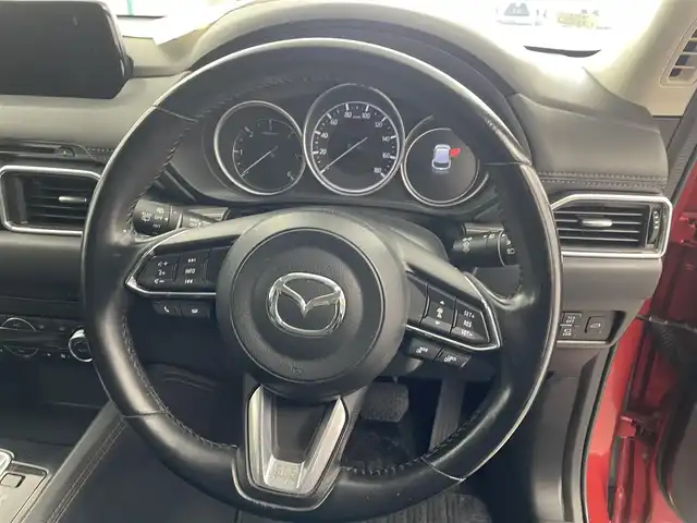 マツダ ＣＸ－５ XD Lパッケージ 愛知県 2018(平30)年 6.9万km ソウルレッドクリスタルM 純正7型メモリナビ/（CD/DVD/BT/SD/フルセグTV）/レザーシート/前席シートヒーター/前席パワーシート/全方位バックカメラ/ステアリングヒーター/ETC/電動リアゲート/衝突軽減システム/ブラインドスポットモニター/レーンキープアシスト/レーダークルーズコントロール/ヘッドアップディスプレイ/純正19インチAW/純正LEDヘッドライト/純正フロアマット/カーテンエアバッグ/トノカバー/ドアバイザー