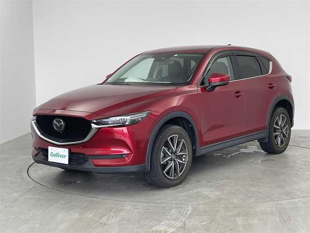 マツダ ＣＸ－５ XD Lパッケージ 愛知県 2018(平30)年 6.9万km ソウルレッドクリスタルM 純正7型メモリナビ/（CD/DVD/BT/SD/フルセグTV）/レザーシート/前席シートヒーター/前席パワーシート/全方位バックカメラ/ステアリングヒーター/ETC/電動リアゲート/衝突軽減システム/ブラインドスポットモニター/レーンキープアシスト/レーダークルーズコントロール/ヘッドアップディスプレイ/純正19インチAW/純正LEDヘッドライト/純正フロアマット/カーテンエアバッグ/トノカバー/ドアバイザー