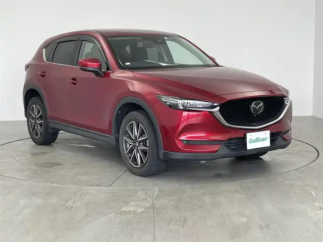 マツダ ＣＸ－５ XD Lパッケージ 愛知県 2018(平30)年 6.9万km ソウルレッドクリスタルM 純正7型メモリナビ/（CD/DVD/BT/SD/フルセグTV）/レザーシート/前席シートヒーター/前席パワーシート/全方位バックカメラ/ステアリングヒーター/ETC/電動リアゲート/衝突軽減システム/ブラインドスポットモニター/レーンキープアシスト/レーダークルーズコントロール/ヘッドアップディスプレイ/純正19インチAW/純正LEDヘッドライト/純正フロアマット/カーテンエアバッグ/トノカバー/ドアバイザー