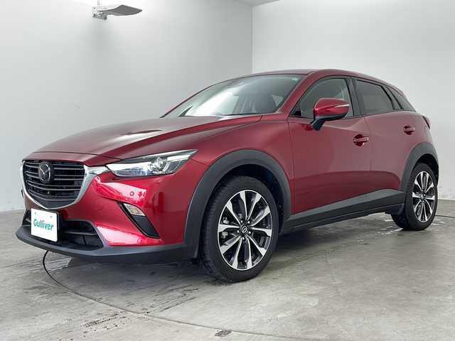 マツダ ＣＸ－３ XD プロアクティブ 兵庫県 2019(平31)年 5.4万km ソウルレッドクリスタルM ・純正ナビ/CD/DVD/BT/USB/TV/・アラウンドビューモニター/・レーダークルーズコントロール/・BSM/・HUD/・衝突軽減システム/・車線逸脱警報/・交通標識認識/・ドライバーアテンションアラート/・前後コーナーセンサー/・LEDオートライト/・オートマチックハイビーム/・ブレーキホールド/・電動パーキングブレーキ/・パドルシフト/・ETC/・ハーフレザー/・シートリフター/・純正18インチアルミホイール/・純正フロアマット/・ステアリングリモコン/・防眩ミラー/・スマートキー/・プッシュスタート/・W＋サイドエアバッグ/・カーテンエアバッグ