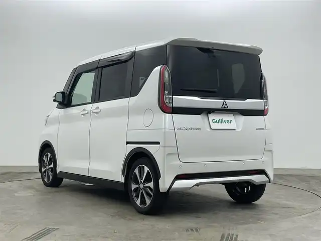 三菱 ｅＫクロススペース G プラスエディション 岡山県 2021(令3)年 3.8万km シルキーホワイト 先進快適パッケージ/純正9型SDナビゲーション/(CD/DVD/SD/BT/AUX/USB/フルセグTV)/アラウンドビューモニター/ビルトインETC/純正ドライブレコーダー前方/両側パワースライドドア/ステアリングリモコン/チルトステアリング/前席シートヒーター/シートバックテーブル/シートリフター/ISOFIX/リアサンシェイド/リアサーキュレーター/LEDオートヘッドライト/衝突軽減ブレーキ/レーンキープアシスト/保証書/取扱説明書/スマートキー×2