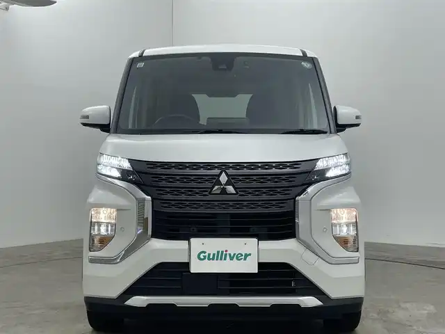 三菱 ｅＫクロススペース G プラスエディション 岡山県 2021(令3)年 3.8万km シルキーホワイト 先進快適パッケージ/純正9型SDナビゲーション/(CD/DVD/SD/BT/AUX/USB/フルセグTV)/アラウンドビューモニター/ビルトインETC/純正ドライブレコーダー前方/両側パワースライドドア/ステアリングリモコン/チルトステアリング/前席シートヒーター/シートバックテーブル/シートリフター/ISOFIX/リアサンシェイド/リアサーキュレーター/LEDオートヘッドライト/衝突軽減ブレーキ/レーンキープアシスト/保証書/取扱説明書/スマートキー×2