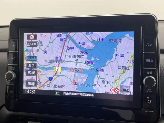 三菱 ｅＫクロススペース G プラスエディション 岡山県 2021(令3)年 3.8万km シルキーホワイト 先進快適パッケージ/純正9型SDナビゲーション/(CD/DVD/SD/BT/AUX/USB/フルセグTV)/アラウンドビューモニター/ビルトインETC/純正ドライブレコーダー前方/両側パワースライドドア/ステアリングリモコン/チルトステアリング/前席シートヒーター/シートバックテーブル/シートリフター/ISOFIX/リアサンシェイド/リアサーキュレーター/LEDオートヘッドライト/衝突軽減ブレーキ/レーンキープアシスト/保証書/取扱説明書/スマートキー×2