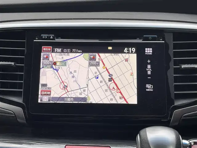 ホンダ オデッセイ アブソルート EX 埼玉県 2014(平26)年 11.4万km プレミアムヴィーナスブラックP (株)IDOMが運営する【じしゃロン川越店】の自社ローン専用車両になります。こちらは現金またはオートローンご利用時の価格です。自社ローンご希望の方は別途その旨お申付け下さい/純正ＨＤＤナビ/（AM/FM/CD/DVD/BT)/全方位カメラ　/フルセグＴＶ　/ＥＴＣ　/両側パワースライドドア　/クルーズコントロール　/ハーフレザー　/前席パワーシート　/ＬＥＤヘッドライト　/オートライト　/パドルシフト　/フリップダウンモニター