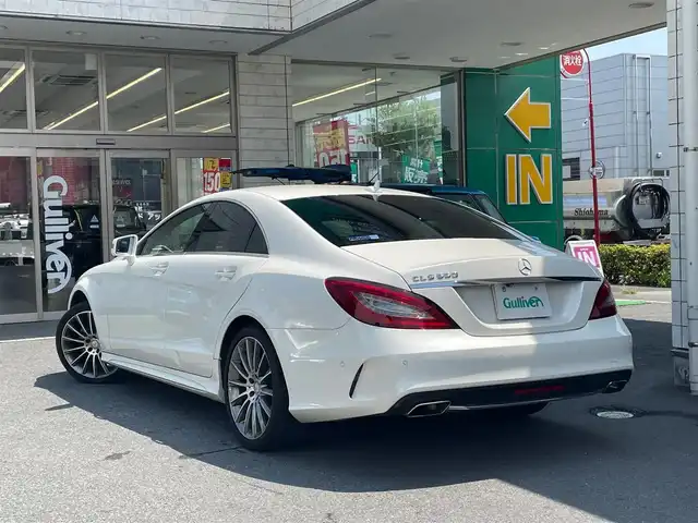メルセデス・ベンツ ＣＬＳ５５０ 東京都 2015(平27)年 5.8万km ダイヤモンドホワイト 純正HDDナビ/・ワンセグTV/・Bluetooth接続/・AM・FM/本白革シート/・パワーシート/・シートヒーター/・エアーシート/サンルーフ/バックカメラ/全周囲カメラ/左右独立エアコン/スマートキー/ETC/ドラレコ/コーナーセンサー/パドルシフト/ABS/SRSエアバッグ/LEDヘッドランプ/保証書＆取扱説明書