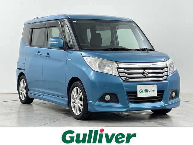 スズキ ソリオ HV MZ 道央・札幌 2017(平29)年 5.5万km ネオンブルーM ワンオーナー/4WD/社外メモリーナビ/CD/DVD/SD/BT/USB/フルセグTV/デュアルカメラブレーキサポート/クルーズコントロール/両側パワースライドドア/アイドリングストップ/ステアリングリモコン/シートヒーター/バックカメラ/オートライト/キセノンライト/フォグライト/ビルトインETC/プッシュスタート/ドアバイザー/フロアマット