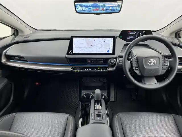 トヨタ プリウス Z 愛知県 2024(令6)年 2万km アティチュードブラックマイカ ワンオーナー/トヨタセーフティセンス/純正ナビ/（Bluetooth/フルセグTV/Apple CarPlay）/全方位カメラ/ブラインドスポットモニター/デジタルインナーミラー/ETC2.0/ドライブレコーダー/電動リアゲード/オートライト/純正LEDライト/純正AW/純正フロアマット/パワーシート/シートヒーター/シートクーラー/ステアリングヒーター/電動格納ミラー