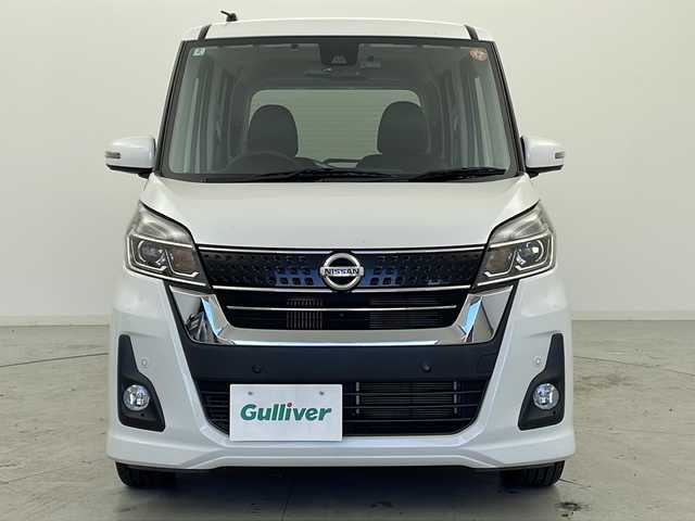 日産 デイズ ルークス ハイウェイスター Gターボ 宮城県 2020(令2)年 5.6万km ホワイトパール 禁煙車　/エマージェンシーブレーキ/レーンディパーチャーウォーニング/オートハイビーム/アラウンドビューモニター　/両側パワースライドドア/クルーズコントロール/純正SDナビ/・CD・DVD・SD・BT/フルセグTV/純正ドライブレコーダー/LEDヘッドライト　/フォグライト　/ETC　/純正15インチアルミホイール　/純正フロアマット　/サンシェード　/シートバックテーブル/ステアリングスイッチ/アイドリングストップ/プッシュスタート/スマートキー