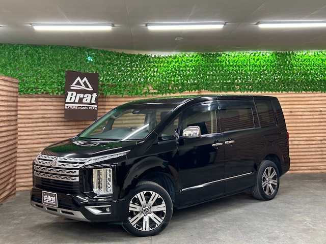 三菱 デリカＤ：５ P 道央・札幌 2020(令2)年 6.4万km ダイヤモンドブラックマイカ 【2510006190】/純正１０．１型ナビ　/全方位カメラ　/両側電動スライドドア　/オートサイドステップ　/電動バックドア　/レーダークルーズ　/前席シートヒーター　/ドライブレコーダー　/純正１８インチアルミホイール　/ＬＥＤヘッドライト