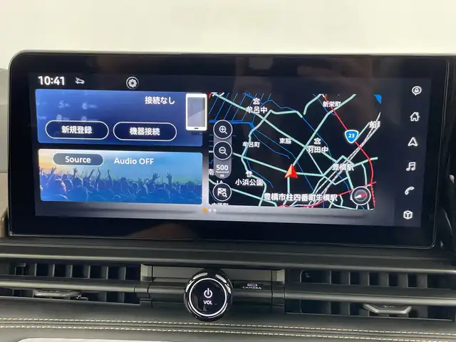 日産 セレナ e－パワー ハイウェイスター V 愛知県 2025(令7)年 0.1千km プリズムホワイト 登録済未使用車/純正12.3インチナビ/（AM/FM/Bluetooth/USB/フルセグTV）/全方位カメラ/フリップダウンモニター/ワイヤレス充電/衝突軽減ブレーキ/レーンキープアシスト/オートマチックハイビーム/プロパイロット/レーダークルーズコントロール/コーナーセンサー/ブラインドスポットモニター/デジタルインナーミラー/ETC2.0/前後ドライブレコーダー/両側パワースライドドア/純正16インチアルミホイール/スマートキー/スペアキー1本/プッシュスタート/LEDヘッドライト/フロントフォグランプ/横滑り防止装置/電子パーキングブレーキ/オートホールド/電動格納ミラー