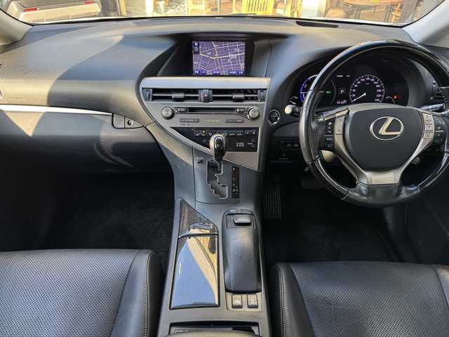 レクサス ＲＸ 450h バージョンL 福島県 2014(平26)年 8.4万km ホワイトパールクリスタルシャイン 純正ナビ（CD・DVD・BT・フルセグTV）/バックカメラ/パワーバックドア/レザーシート/ステアリングヒーター/エアーシート/純正アルミホイール/純正サンルーフ/パワーシート