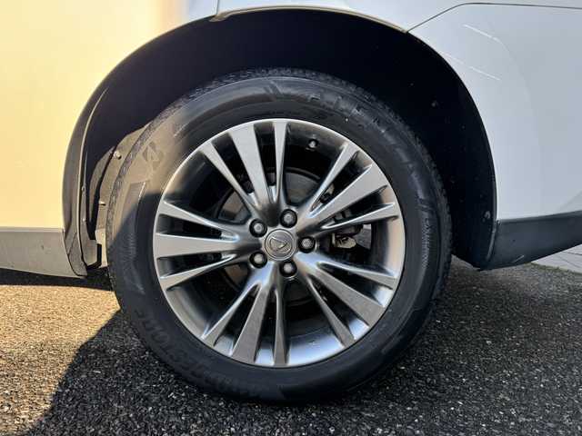 レクサス ＲＸ 450h バージョンL 福島県 2014(平26)年 8.4万km ホワイトパールクリスタルシャイン 純正ナビ（CD・DVD・BT・フルセグTV）/バックカメラ/パワーバックドア/レザーシート/ステアリングヒーター/エアーシート/純正アルミホイール/純正サンルーフ/パワーシート