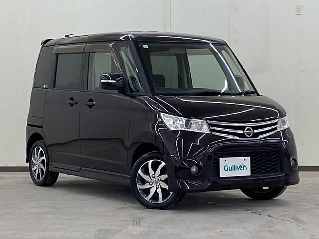 日産 ルークス ハイウェイスター 道央・札幌 2011(平23)年 7.1万km ミステリアスバイオレットパール /4WD//カロッツェリアオーディオ（FH-4600）/（CD/AM/FM/BT/USB）//純正エンジンスターター//オートライト//フォグライト//シートヒーター//純正14インチAW//ドアバイザー//片側パワースライドドア//純正フロアマット