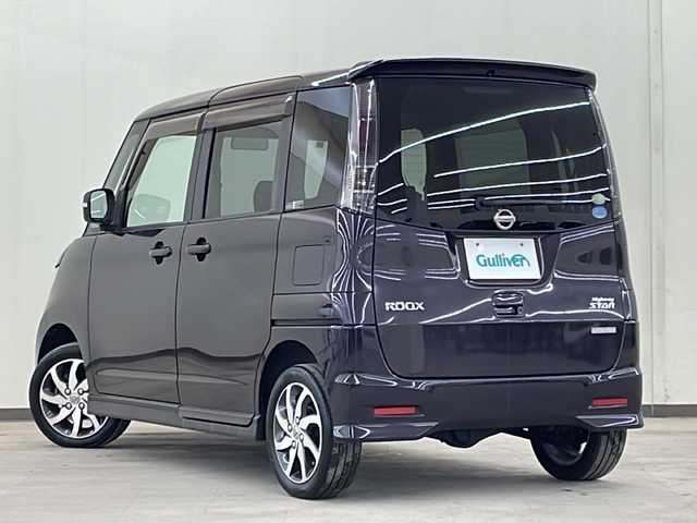 日産 ルークス ハイウェイスター 道央・札幌 2011(平23)年 7.1万km ミステリアスバイオレットパール /4WD//カロッツェリアオーディオ（FH-4600）/（CD/AM/FM/BT/USB）//純正エンジンスターター//オートライト//フォグライト//シートヒーター//純正14インチAW//ドアバイザー//片側パワースライドドア//純正フロアマット