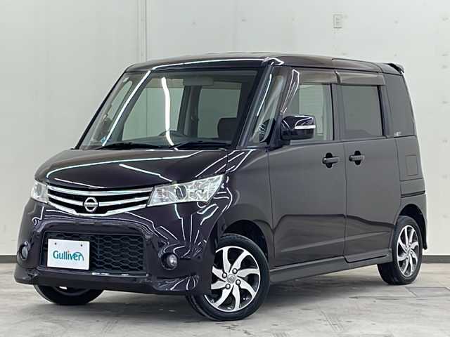 日産 ルークス ハイウェイスター 道央・札幌 2011(平23)年 7.1万km ミステリアスバイオレットパール /4WD//カロッツェリアオーディオ（FH-4600）/（CD/AM/FM/BT/USB）//純正エンジンスターター//オートライト//フォグライト//シートヒーター//純正14インチAW//ドアバイザー//片側パワースライドドア//純正フロアマット