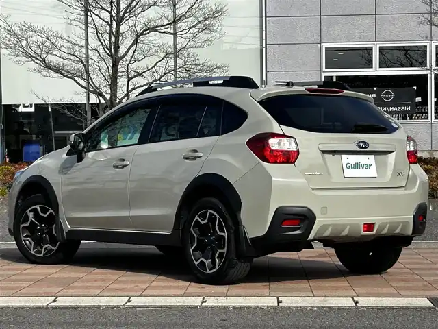 スバル インプレッサ ＸＶ 2．0i－L アイサイト 福島県 2014(平26)年 5.7万km デザートカーキ 社外SDナビ/バックカメラ/レーダークルーズコントロール/衝突軽減ブレーキ/レーンキープアシスト/パドルシフト/HIDオートライト/パワーシート/純正17インチAW/アイドリングストップ/プッシュスタート/スマートキー