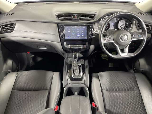 日産 エクストレイル 20Xi Vセレクション 神奈川県 2021(令3)年 2.9万km ダイヤモンドブラック 純正10型ナビ(MM520D-L)/(CD/DVD/SD/MSV/BT/フルセグTV)/全周囲カメラ/プロパイロット/追従型クルーズコントロール/デジタルインナーミラー/カプロンシート/前席パワーシート/全席シートヒーター/ＬＥＤヘッドライト/フォグランプ/オートライト/オートハイビーム/電動バックドア/前後コーナーセンサー/電動パーキング/ブレーキオートホールド/ダウンヒルアシスト/パートタイム4WD/フロアマット/純正18インチアルミホイール/新車時保証書