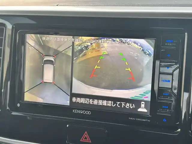 三菱 ｅＫスペース カスタムG セーフティパッケージ 山形県 2017(平29)年 6.3万km アメジストブラック/シルキーホワイト ４WD/衝突軽減システム/メモリナビ/　【CD　DVD　BT　フルセグ　USB　AUX】/全周囲カメラ/片側パワースライドドア/LEDオートライト/オートハイビーム/フォグランプ/純正14インチアルミホイール/アイドリングストップ/純正フロアマット/スマートキー/ETC