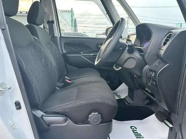 三菱 ｅＫスペース カスタムG セーフティパッケージ 山形県 2017(平29)年 6.3万km アメジストブラック/シルキーホワイト ４WD/衝突軽減システム/メモリナビ/　【CD　DVD　BT　フルセグ　USB　AUX】/全周囲カメラ/片側パワースライドドア/LEDオートライト/オートハイビーム/フォグランプ/純正14インチアルミホイール/アイドリングストップ/純正フロアマット/スマートキー/ETC