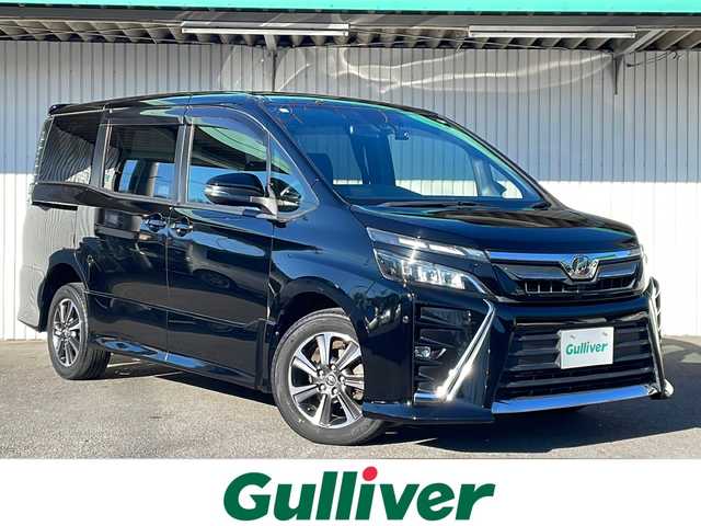 トヨタ ヴォクシー ZS 長野県 2017(平29)年 6.2万km ブラック ４ＷＤ/トヨタセーフティセンス/純正メモリナビフルセグＴＶ/バックカメラ・ＥＴＣ/パワースライドドア/純正16インチアルミ/タイヤ積込/ドライブレコーダー/オートクルーズコントロール/コーナーセンサー/ＬＥＤヘッドライト/プッシュスタート/スマートキー