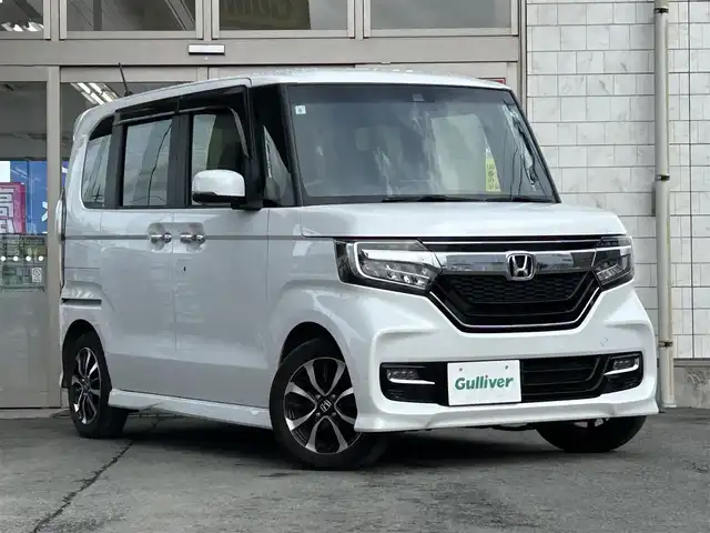 ホンダ Ｎ ＢＯＸ カスタム G L ホンダセンシング 岩手県 2019(令1)年 4.2万km プラチナホワイトパール 純正ナビ(型式ＶＸＭ－１９４ＶＦｉ)/(BT、SD、USB、ipod）/フルセグＴＶ　/左側電動スライドドア　/バックカメラ　/ビルトインＥＴＣ　/アダクティブクルーズコントロール　/ナビステアリングスイッチ　/衝突軽減装置　/オートライト　/フォグランプ　/スマートキー/ドアバイザー/フロアマット/リアワイパー/USBソケット×2/保証書 取説 ナビ取説