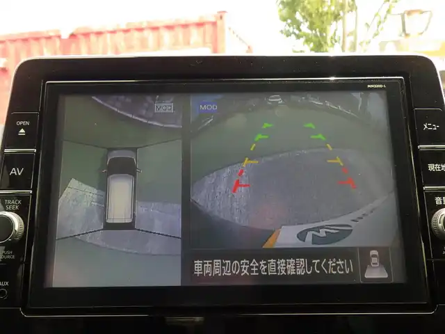 日産 デイズ ハイウェイスターX 千葉県 2021(令3)年 3.1万km ブラック エマージェンシーブレーキ/アイドリングストップ/純正メモリーナビ/地デジTV/【DVD/CD再生機能　Bluetooth接続】/アラウンドビューモニター/革巻きステアリング/ウインカーミラー/コーナーセンサー/LEDヘッドライト/純正14インチアルミホイル/サイド/カーテンエアバッグ/インテリジェントキー