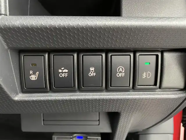 スズキ ハスラー Jスタイル 滋賀県 2015(平27)年 9.2万km フェニックスレッドパール/ホワイト2トーンルーフ 禁煙車/社外ナビ/（CD/DVD/SD/Bluetooth/フルセグTV）/バックカメラ/前方ドライブレコーダー/ETC/衝突被害軽減ブレーキ/前席シートヒーター/革巻きステアリング/ステアリングリモコン/HIDヘッドライト/フォグランプ/純正フロアマット/純正アルミホイール/純正ドアバイザー/電動格納ミラー/スペアキー/プッシュスタート