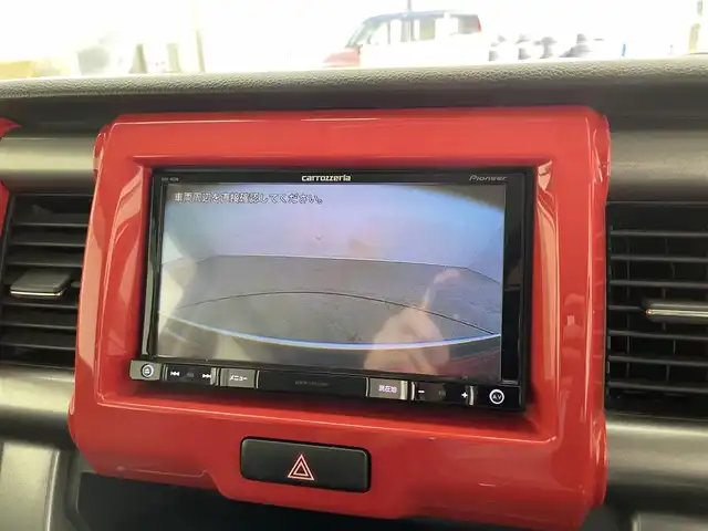 スズキ ハスラー Jスタイル 滋賀県 2015(平27)年 9.2万km フェニックスレッドパール/ホワイト2トーンルーフ 禁煙車/社外ナビ/（CD/DVD/SD/Bluetooth/フルセグTV）/バックカメラ/前方ドライブレコーダー/ETC/衝突被害軽減ブレーキ/前席シートヒーター/革巻きステアリング/ステアリングリモコン/HIDヘッドライト/フォグランプ/純正フロアマット/純正アルミホイール/純正ドアバイザー/電動格納ミラー/スペアキー/プッシュスタート