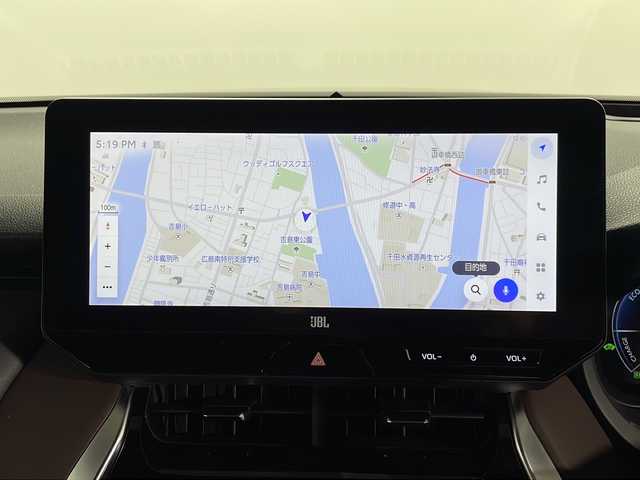 トヨタ ハリアー ハイブリッド Z レザーパッケージ 広島県 2023(令5)年 1.7万km ダークブルーマイカ 純正12.3型ディスプレイオーディオ（AppleCarPlay/AndroidAuto/フルセグTV）/JBLプレミアムサウンド/パノラミックビューモニター/デジタルインナーミラー/ブラインドスポットモニター/ヘッドアップディスプレイ/黒革シート/パワーシート/シートメモリー/シートヒーター/ベンチレーション/パワーバックドア/ステアリングヒーター/セーフティセンス/・プリクラッシュセーフティ/・レーントレーシングアシスト/・アダプティブハイビーム/・レーダークルーズコントロール/クリアランスソナー/電動パーキングブレーキ/オートブレーキホールド/LEDヘッドランプ/オートライト/ETC2.0/ドライブレコーダー