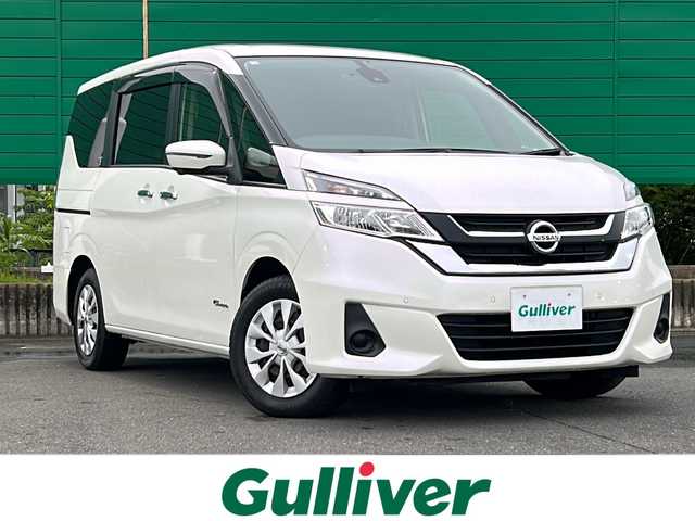 日産 セレナ X Vセレクション 茨城県 2018(平30)年 5.6万km ブリリアントホワイトパール 後席用フリップダウンモニター/純正9インチナビゲーション/CD/DVD/Bluetooth/フルセグTV/アラウンドビューモニター/横滑り防止装置/エマージェンシーブレーキ/クルーズコントロール/コーナーセンサー/パーキングアシスト/プッシュスタート/スマートキー×2/ビルトインETC/両側パワースライドドア/オートライト/保証書、取扱説明書