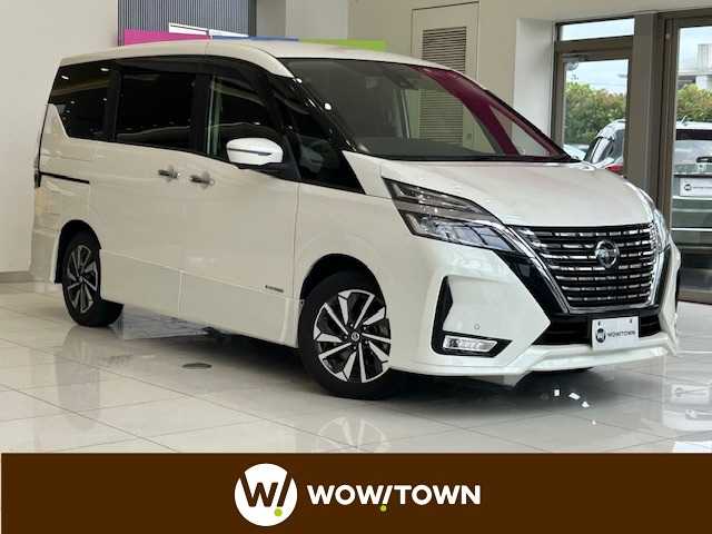 日産 セレナ ハイウェイスター V 埼玉県 2021(令3)年 0.9万km ブリリアントホワイトパール プロパイロット/純正10インチナビ/ CD/DVD/BT/フルセグ/全方位カメラ/フリップダウンモニター/両側電動スライドドア/レーダークルーズコントロール/LEDヘッドライト/純正16インチアルミホイール/デジタルインナーミラー/ETC/スマートキー/禁煙車