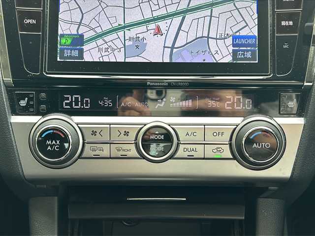 スバル レガシィ Ｂ４ ベース 岐阜県 2015(平27)年 5.2万km アイスシルバーメタリック /ワンオーナー//メーカー純正ナビ/(BT/フルセグTV/FM/AM/USB)//アイサイト/(全車速追従機能付クルーズコントロール)/(プリクラッシュブレーキ)/(アクティブレーンキープ)/(車線逸脱抑制機能)/(車線逸脱警報)/(ふらつき警報)/(AT誤発進抑制制御)/(後退飛び出し抑制)//ドラレコ前後//ETC//シートヒーター//オートライト//バックカメラ//USB電源//マルチインフォメーションディスプレイ//スペアキー×1//純正フロアマット//ドアバイザー//取説//保証書