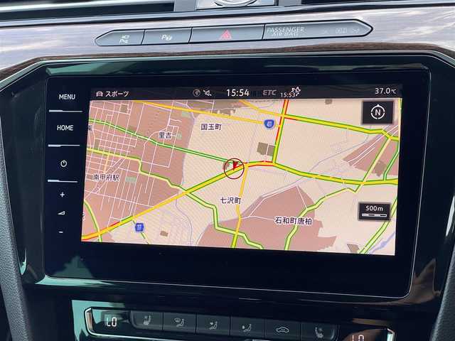 フォルクスワーゲン パサート ヴァリアント TDI ハイライン 山梨県 2018(平30)年 5.3万km 青 テクノロジーP/３６０カメラ/LEDヘッドライト/パイロットアシスト/純正ナビ/フルセグ/ACC/LKA/BSA/黒革/シートヒーター/オートホールド/ETC2。0/パワーバックドア