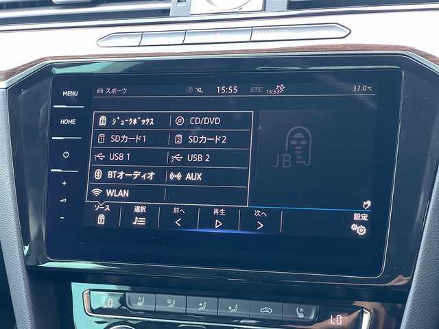 フォルクスワーゲン パサート ヴァリアント TDI ハイライン 山梨県 2018(平30)年 5.3万km 青 テクノロジーP/３６０カメラ/LEDヘッドライト/パイロットアシスト/純正ナビ/フルセグ/ACC/LKA/BSA/黒革/シートヒーター/オートホールド/ETC2。0/パワーバックドア
