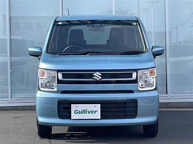 スズキ ワゴンＲ HYBRID FX 神奈川県 2021(令3)年 4.3万km フィズブルーパールメタリック ・社外ＳＤナビ（クラリオン GCX311）/・バックカメラ　/・スマートキー　/・プッシュスタート　/・ＤＶＤ　ＣＤ/・ワンセグＴＶ　/・オートエアコン/・オートライト　/・シートヒーター（運転席）　/・純正フロアマット　/・スズキセーフティーサポート　/・リヤワイパー/・ETC