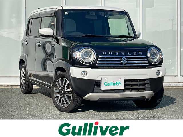 スズキ ハスラー Jスタイル Ⅱ 福岡県 2017(平29)年 6.4万km ブルーイッシュブラックパール 社外7インチナビ/（Bカメラ、TV、DVD、CD、Bluetooth、USB、FM、AM）/シートヒーター/ドライブレコーダー前後/ETC/純正15インチホイール/プリクラッシュ/横滑り防止装置/車線逸脱警報/アイドリングストップ/アイドリングストップ/フォグランプ/スペアキー/プッシュスタート/スマートキー/ドアバイザー/純正マット/取扱説明書