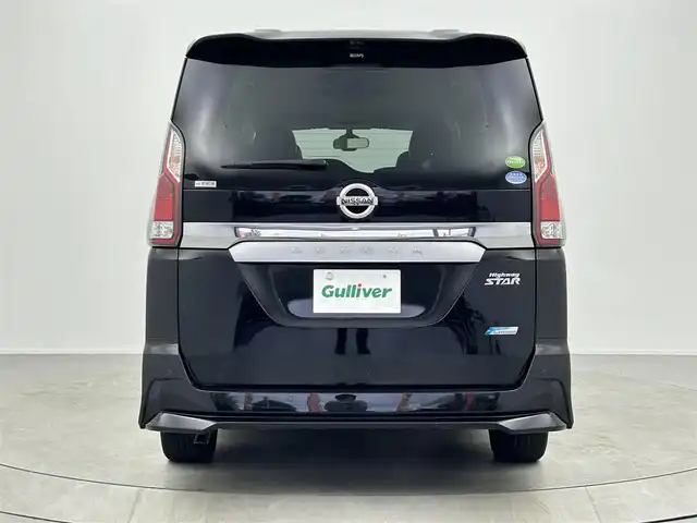 日産 セレナ ハイウェイスター Vセレクション 大阪府 2018(平30)年 4.1万km ダイヤモンドブラック 純正SDナビ　MM3170-W/【BT/フルセグテレビ/DVD]/社外15インチフリップダウンモニター/全方位カメラ/ハンズフリースライドドア/両側パワースライドドア/衝突被害軽減システム/横滑り防止装置/クルーズコントロール/コーナーセンサー前後/アイドリングストップ/オートライト/純正16インチアルミホイール/純正フロアマット/スペアキー