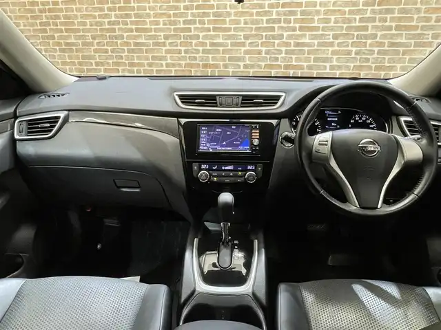 日産 エクストレイル 20X エクストリーマーX Eブレーキ 岩手県 2014(平26)年 10.6万km チタニウムカーキ ４WD/ルーフレール/エマージェンシーブレーキ/車線逸脱警報/アクティブエンジンブレーキ/コーナリングスタビリティアシスト/横滑り防止装置/アイドリングストップ/ヒルディセントコントロール/前後ソナー/防水シート/前席シートヒーター/純正SDナビ/バックカメラ/ETC/オートライト/LEDヘッドライト/フォグライト/純正17インチアルミホイール/純正フロアマット