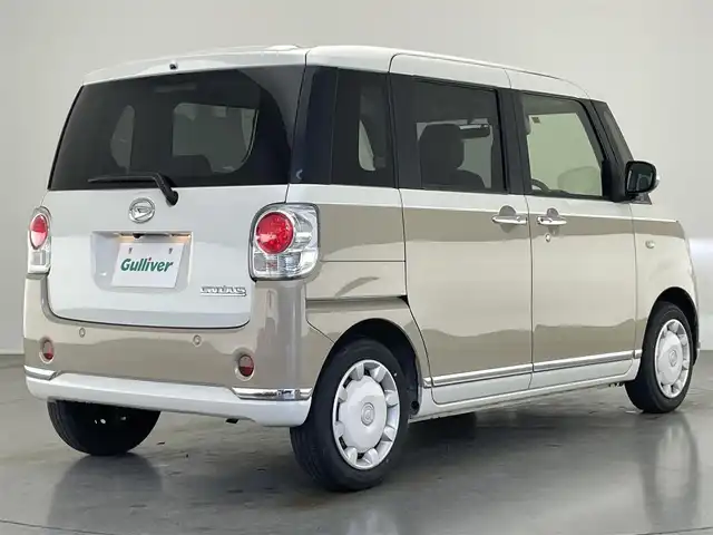 ダイハツ ムーヴ キャンバス G メイクアップ リミテッド　SAⅢ 愛知県 2022(令4)年 3万km パールホワイトⅢ/ナチュラルベージュマイカメタリック 2トーン 社外ナビ　全方位カメラ　両側パワスラ　禁煙車　ＴＶ　ＤＶＤ　シートヒーター　ＥＴＣ　スマアシIII　ＬＥＤオートライト　フォグランプ　Ｂｌｕｅｔｏｏｔｈ　オートハイビーム　衝突軽減　車線逸脱　アイドリングストップ　プッシュスタート　スマートキー