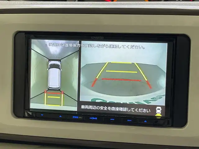 ダイハツ ムーヴ キャンバス G メイクアップ リミテッド　SAⅢ 愛知県 2022(令4)年 3万km パールホワイトⅢ/ナチュラルベージュマイカメタリック 2トーン 社外ナビ　全方位カメラ　両側パワスラ　禁煙車　ＴＶ　ＤＶＤ　シートヒーター　ＥＴＣ　スマアシIII　ＬＥＤオートライト　フォグランプ　Ｂｌｕｅｔｏｏｔｈ　オートハイビーム　衝突軽減　車線逸脱　アイドリングストップ　プッシュスタート　スマートキー