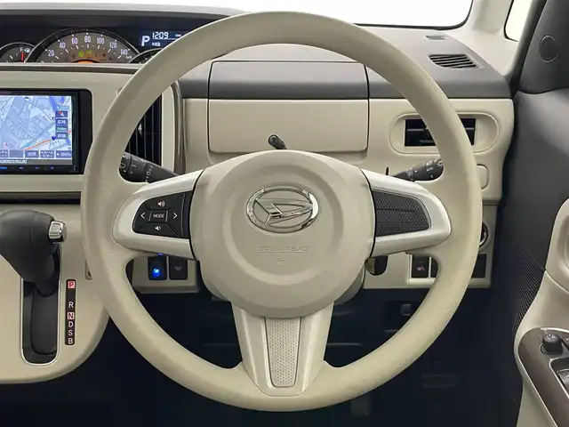 ダイハツ ムーヴ キャンバス G メイクアップ リミテッド　SAⅢ 愛知県 2022(令4)年 3万km パールホワイトⅢ/ナチュラルベージュマイカメタリック 2トーン 社外ナビ　全方位カメラ　両側パワスラ　禁煙車　ＴＶ　ＤＶＤ　シートヒーター　ＥＴＣ　スマアシIII　ＬＥＤオートライト　フォグランプ　Ｂｌｕｅｔｏｏｔｈ　オートハイビーム　衝突軽減　車線逸脱　アイドリングストップ　プッシュスタート　スマートキー