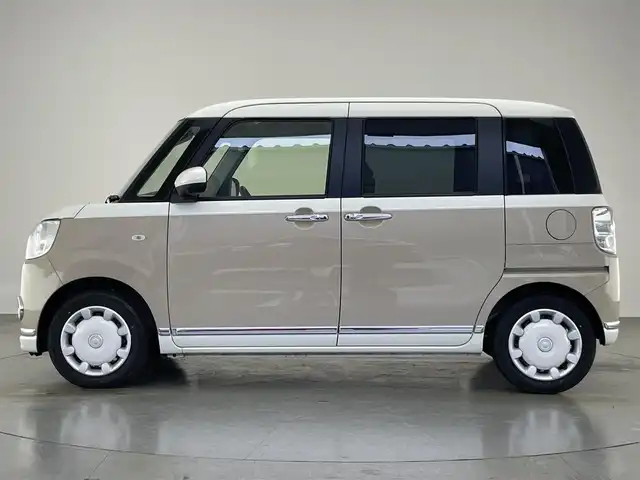 ダイハツ ムーヴ キャンバス G メイクアップ リミテッド　SAⅢ 愛知県 2022(令4)年 3万km パールホワイトⅢ/ナチュラルベージュマイカメタリック 2トーン 社外ナビ　全方位カメラ　両側パワスラ　禁煙車　ＴＶ　ＤＶＤ　シートヒーター　ＥＴＣ　スマアシIII　ＬＥＤオートライト　フォグランプ　Ｂｌｕｅｔｏｏｔｈ　オートハイビーム　衝突軽減　車線逸脱　アイドリングストップ　プッシュスタート　スマートキー