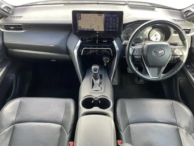 トヨタ ハリアー Z レザーパッケージ 福岡県 2021(令3)年 6.9万km プレシャスブラックパール ＪＢＬサウンド　純正１２．３インチＤＡナビ　全周囲カメラ　トヨタセーフティセンス　デジタルミラー　黒革シート　シートヒーター＆ベンチレーション　ステアリングヒーター　パワーバックドア　ＢＳＭ　ＥＴＣ