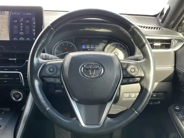 トヨタ ハリアー Z レザーパッケージ 福岡県 2021(令3)年 6.9万km プレシャスブラックパール ＪＢＬサウンド　純正１２．３インチＤＡナビ　全周囲カメラ　トヨタセーフティセンス　デジタルミラー　黒革シート　シートヒーター＆ベンチレーション　ステアリングヒーター　パワーバックドア　ＢＳＭ　ＥＴＣ