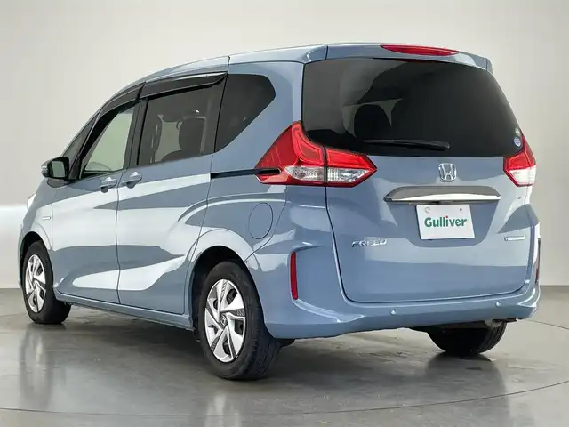 ホンダ フリード ハイブリット G ホンダセンシング 愛知県 2021(令3)年 3.6万km シーグラスブルーパール 純正９型ナビ　バックカメラ　両側パワスラ　禁煙　フルセグ　DVD　追従クルコン　ホンダセンシング　ETC　ドラレコ　シートヒーター　衝突軽減　車線逸脱　LEDオートライト　USB接続　コーナーセンサー　純正フロアマット　プッシュスタート　スマートキー