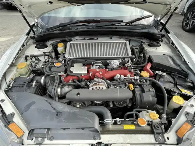 スバル インプレッサ ＷＲＸ STI A－Line 岐阜県 2014(平26)年 4.5万km サテンホワイトパール ４WD/社外ナビ【AVIC-RZ710】/(AM/FM/CD/DVD/Bluetooth)/ハーフレザーシート/パワーシート/クルーズコントロール/スマートキー/バックカメラ/ドライブレコーダー/純正アルミホイール/ETC/横滑り防止装置/スペアキー