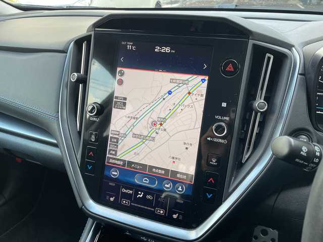 スバル レヴォーグ 1．8GT－H EX 広島県 2021(令3)年 5.4万km クリスタルホワイトP 禁煙車/アイサイトセーフティプラス/純正11インチディスプレイナビ/【Bluetooth/USB/AUX/フルセグTV/AppleCarplay】/全席シートヒーター/運転席・助手席パワーシート/メモリーシート/電動リアゲート/デジタルインナーミラー/ETC/ドライブレコーダー/アイサイト/・プリクラッシュブレーキアシスト/・レーンキープアシスト/・全車速追従機能付きクルーズコントロール/フロント・バック・サイドカメラ/電動パーキングブレーキ/コーナーセンサー/ステアリングスイッチ/革巻きステアリング/パドルシフト/オートライト/オートマチックハイビーム/LEDヘッドライト/フォグランプ/純正18インチアルミホイール/純正フロアマット/電動格納ウインカーミラー/スペアキー1本/プッシュスタート/スマートキー