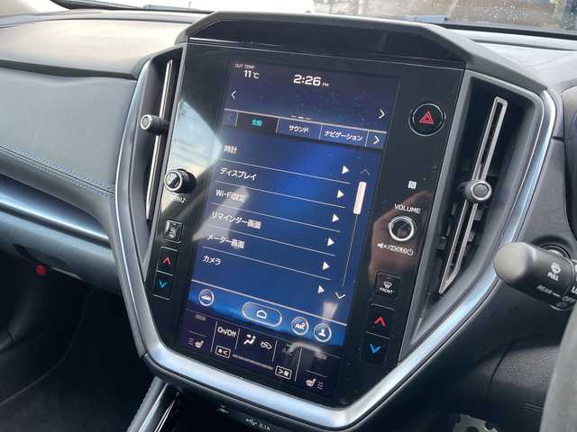 スバル レヴォーグ 1．8GT－H EX 広島県 2021(令3)年 5.4万km クリスタルホワイトP 禁煙車/アイサイトセーフティプラス/純正11インチディスプレイナビ/【Bluetooth/USB/AUX/フルセグTV/AppleCarplay】/全席シートヒーター/運転席・助手席パワーシート/メモリーシート/電動リアゲート/デジタルインナーミラー/ETC/ドライブレコーダー/アイサイト/・プリクラッシュブレーキアシスト/・レーンキープアシスト/・全車速追従機能付きクルーズコントロール/フロント・バック・サイドカメラ/電動パーキングブレーキ/コーナーセンサー/ステアリングスイッチ/革巻きステアリング/パドルシフト/オートライト/オートマチックハイビーム/LEDヘッドライト/フォグランプ/純正18インチアルミホイール/純正フロアマット/電動格納ウインカーミラー/スペアキー1本/プッシュスタート/スマートキー