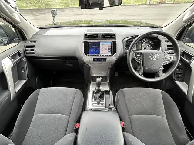 トヨタ ランドクルーザー プラド TX 岡山県 2022(令4)年 6.8万km アティチュードブラックマイカ ALPINE9インチナビ　X9NX/フルセグTV、CD、DVD、Bluetooth、AM、FM/バックカメラ/サンルーフ/前後ドライブレコーダー/DVR-C320R/LEDヘッドライト/プリクラッシュセーフティ/レーダークルーズコントール